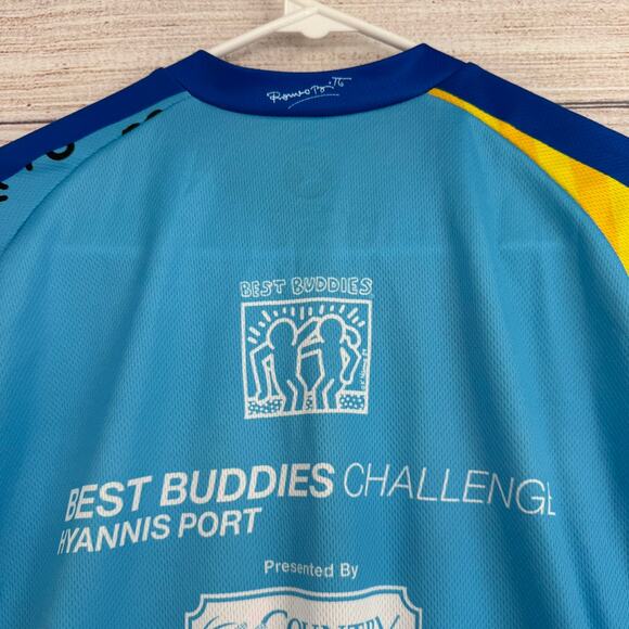 Pactimo Best Buddies Challenge Romero Britto Lobster Cycling Jersey Adult L Blue - Picture 5 of 9